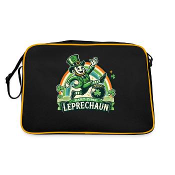 St. Patrick's Day Part-Time Leprechaun - Retro Bag - black/gold - Back