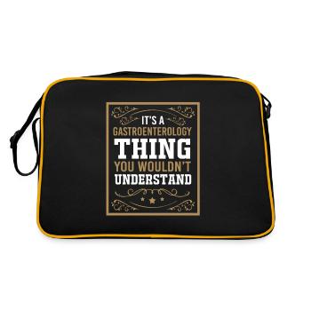 Gastro-entérologie - Sac Retro - noir/or - Dos