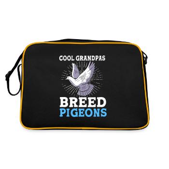 Pigeons Pigeon - Sac Retro - noir/or - Dos