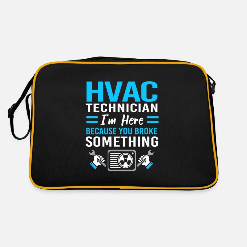 Heating Air Conditioning Technician Technician Refrigeration Technician Retro Bag