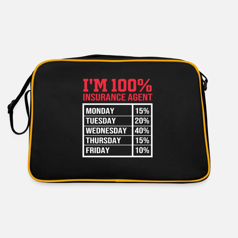 Versicherung Retro Tasche