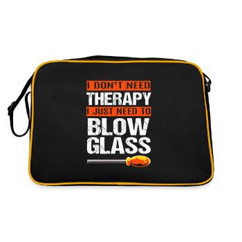 Glass Glassblower - Retro Bag - black/gold - Back