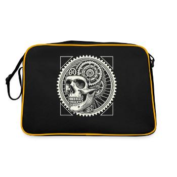 Amateurs de vélo Skull Gears - Sac Retro - noir/or - Dos
