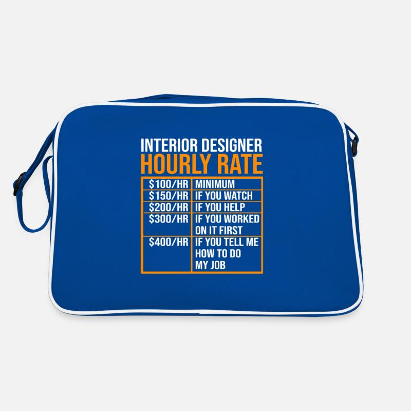 Interior Designer Architecture Architect Retro Bag