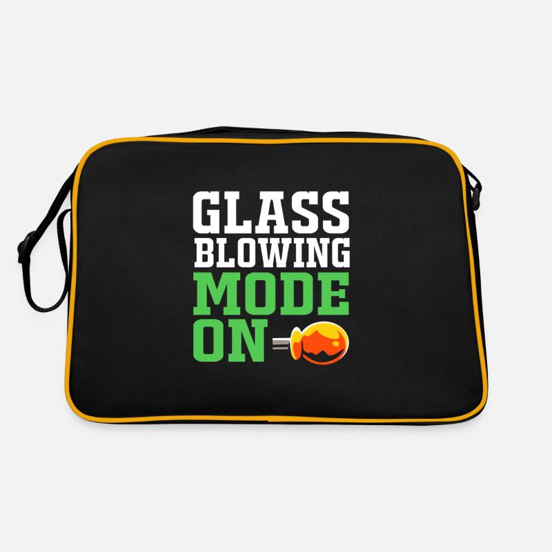 Verre soufflé Sac Retro