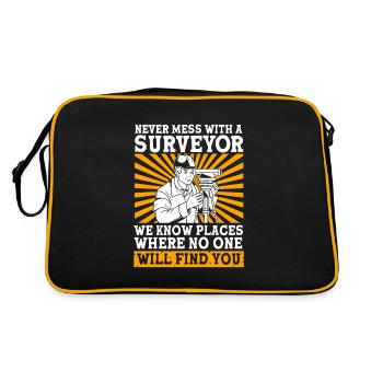 Géomètre - Sac Retro - noir/or - Dos