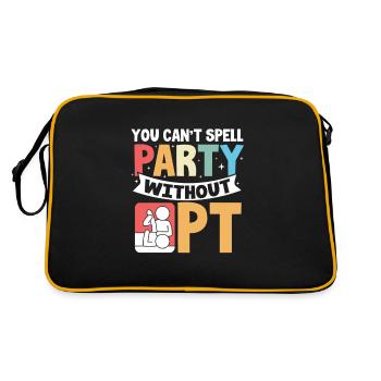 Physiotherapy Physiotherapy Physiotherapist - Retro Bag - black/gold - Back