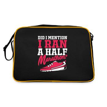 Marathoniens Semi-marathon Marathon - Sac Retro - noir/or - Dos