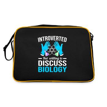 Molecule Structural Formula - Retro Bag - black/gold - Back