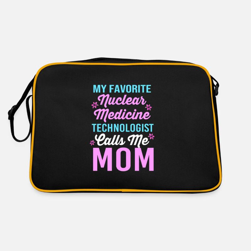Nuklear Nuklearmedizin Atom Radiologie Retro Tasche