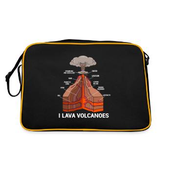 Géologie Archéologie - Sac Retro - noir/or - Dos