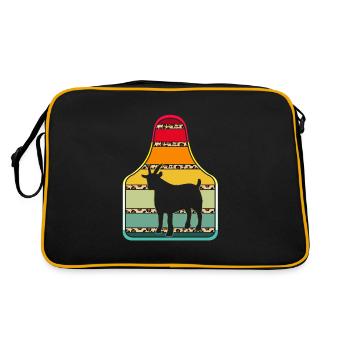 Éleveurs de bétail - Sac Retro - noir/or - Dos