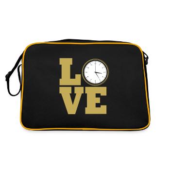 Clockwork Clock - Retro Bag - black/gold - Back