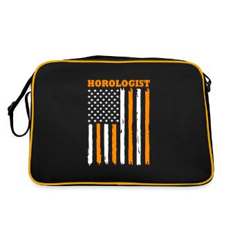 Watch Movement - Retro Bag - black/gold - Back