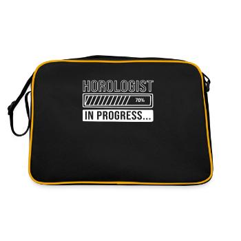 Clockwork Clock - Retro Bag - black/gold - Back