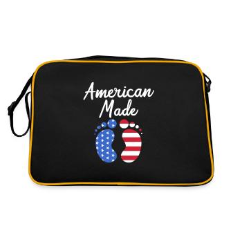 Baby Shower Juillet - Sac Retro - noir/or - Dos