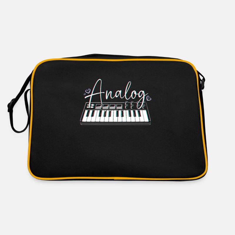 DJ Djing Label Keyboard Retro Bag