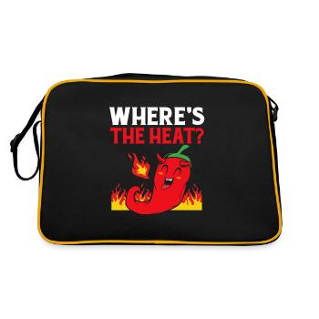 Jalapeño, Chipotle, Piment, Piment, Piment fort, Piment - Sac Retro - noir/or - Dos