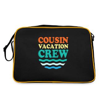 Équipage de cousins - Sac Retro - noir/or - Dos