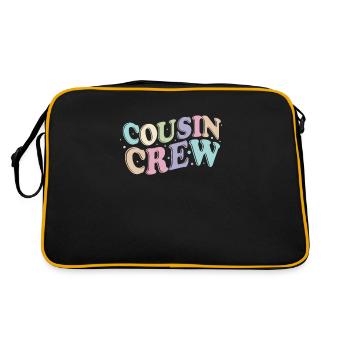 Équipage de cousins - Sac Retro - noir/or - Dos