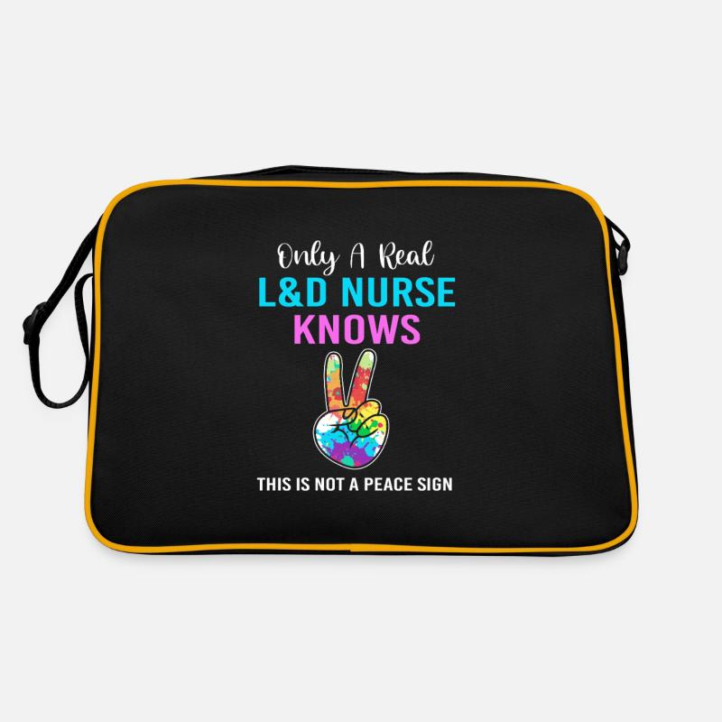 Hebamme Entbindung Retro Tasche