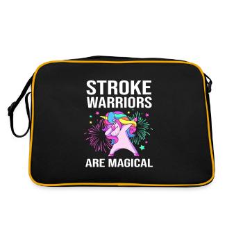 Stroke Stroke - Retro Bag - black/gold - Back