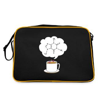 Chimie Science Physique Laboratoire Formule structurelle - Sac Retro - noir/or - Dos