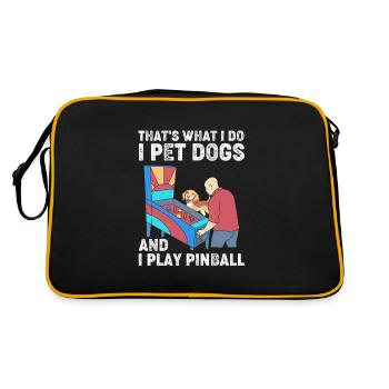 Flipper Pinball - Retro Bag - black/gold - Back