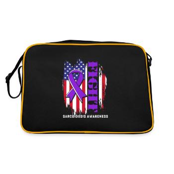 Sarcoïdose - Sac Retro - noir/or - Dos