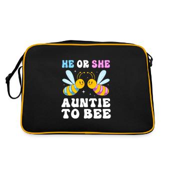 Révélation du sexe de Noël - Sac Retro - noir/or - Dos