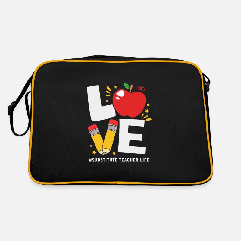 Enseignant suppléant Enseignant suppléant Sac Retro