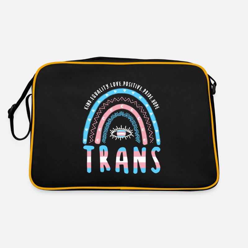 Transgender Boho Rainbow Trans Retro Bag
