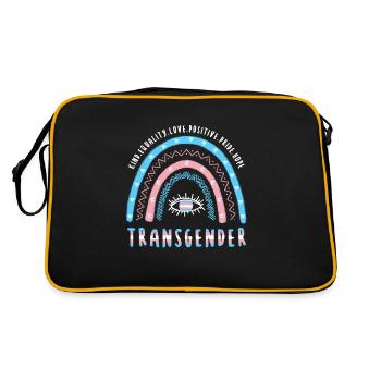 Boho Rainbow Transgenre - Sac Retro - noir/or - Dos