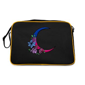 Bisexual Moon LGBT Bisexual Pride - Retro Bag - black/gold - Back
