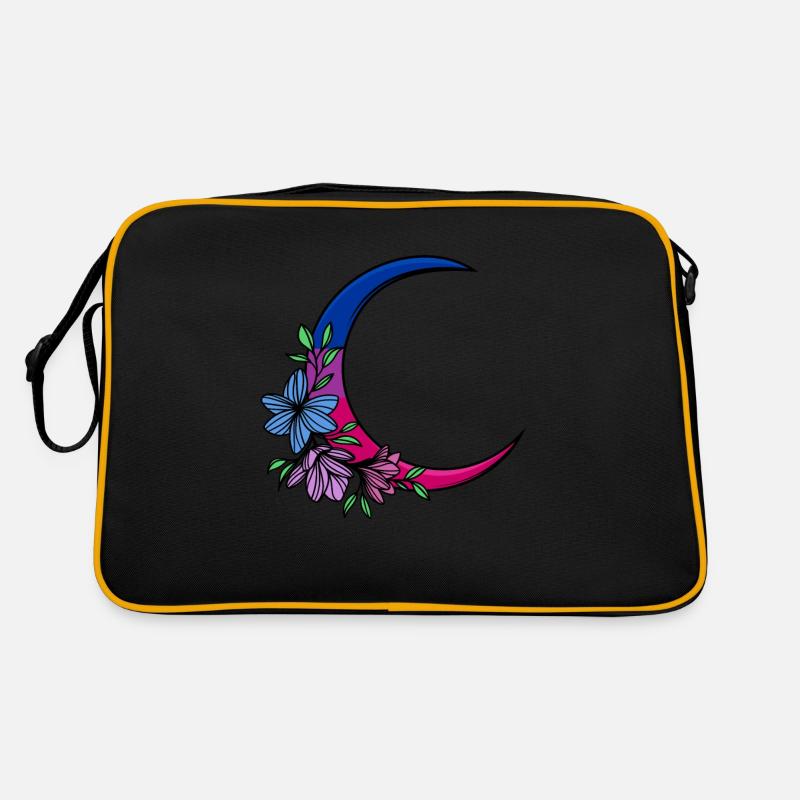 Bisexual Moon LGBT Bisexual Pride Retro Bag