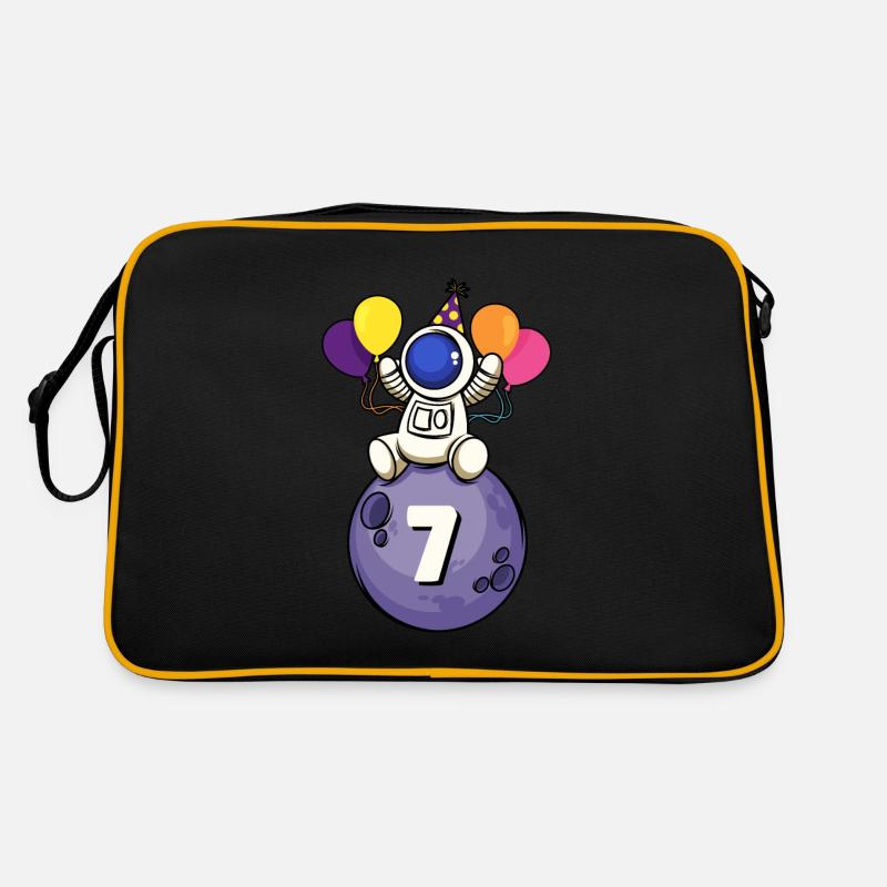 7 years old space birthday 7. Retro Bag