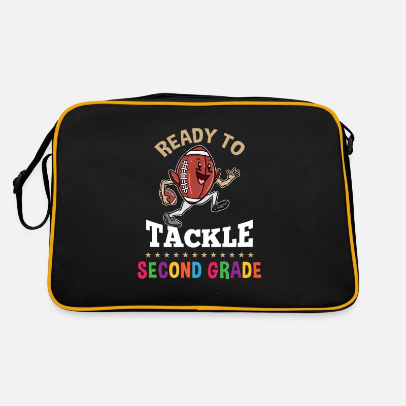 Ready To Tackle Second Grade Erster Schultag Retro Tasche