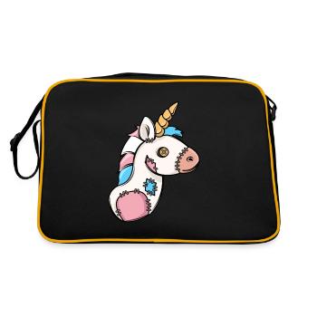 Voodoo Licorne Transgenre LGBT Trans Allié - Sac Retro - noir/or - Dos