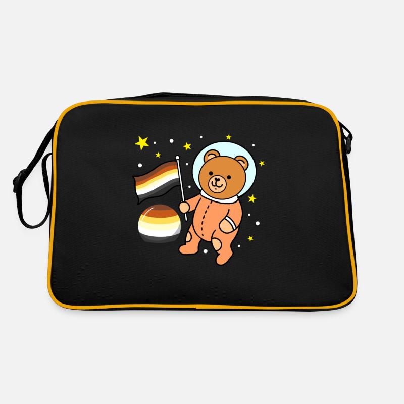 Mignon Ours Astronaute Gay Bear Pride Sac Retro