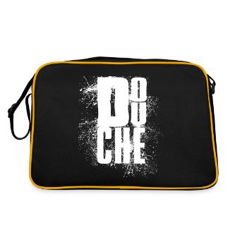 douchebag - Warmduscher - Retro Bag - black/gold - Back