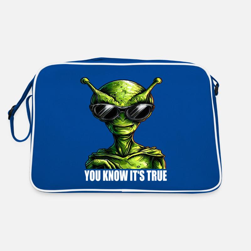 cool Alien: You Know It's True Retro Tasche