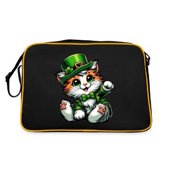 St. Patrick's Maine Coon Fest - Retro Bag - black/gold - Back