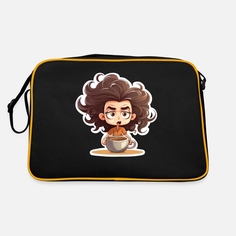 Mama braucht Kaffee Retro Tasche