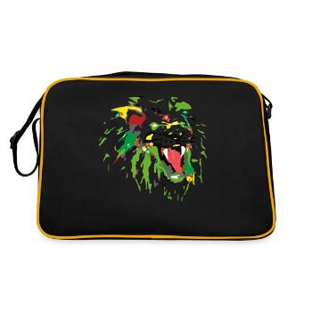 The Legend of the Wild Lions - Retro Bag - black/gold - Back