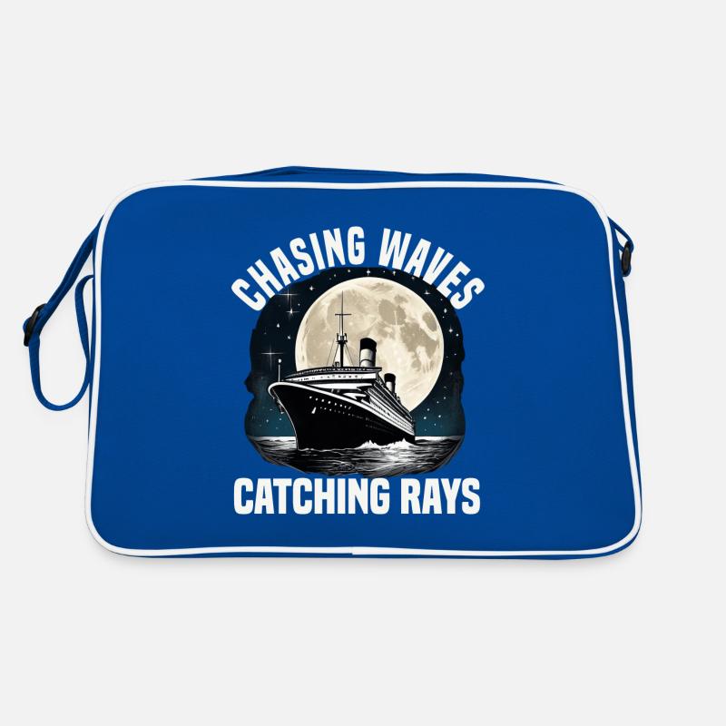 Chasser les vagues attraper des rayons Vacances en bateau de croisière Sac Retro