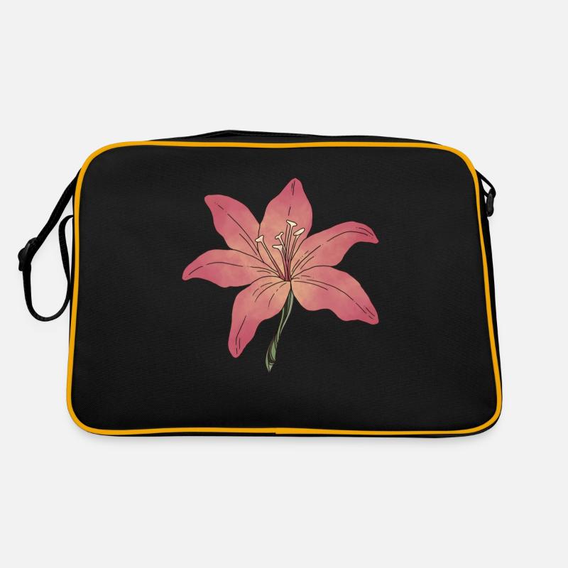 Fleur de lys Sac Retro