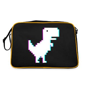 Information Dinosaur Technology IT Technician - Retro Bag - black/gold - Back