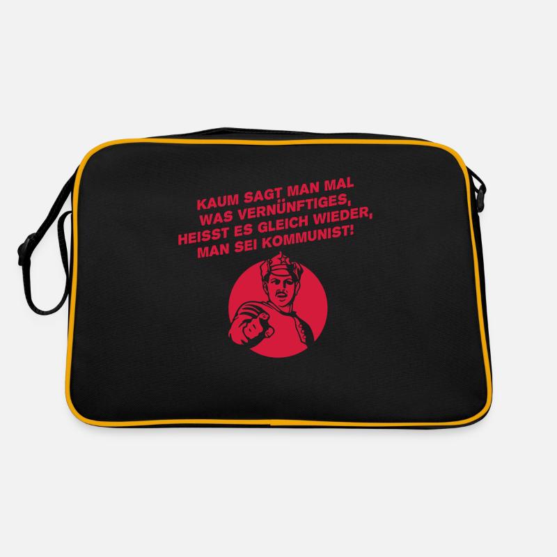 Drôle de dicton communiste Sac Retro