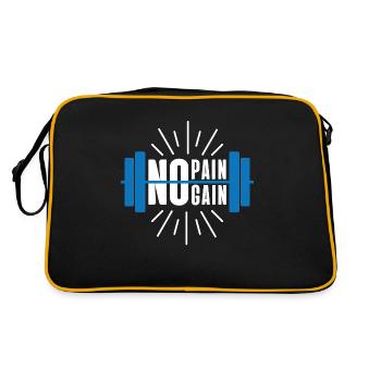 PAS DE DOULEUR PAS DE GAIN - Sac Retro - noir/or - Dos