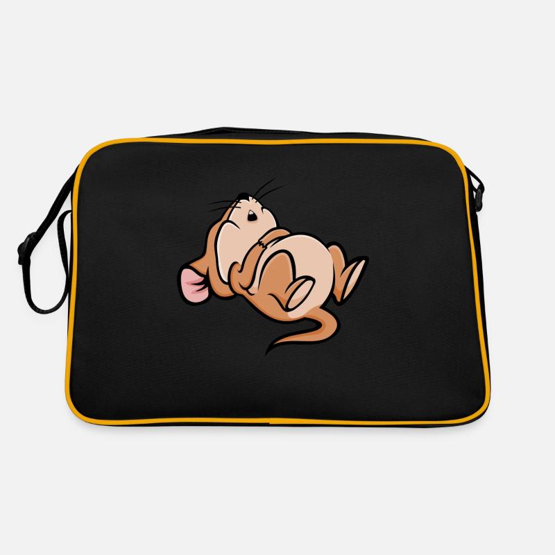 Sleeping Mouse Retro Bag